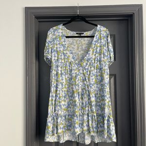 Floral V-Neck Dress